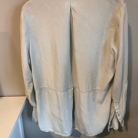 Striped Button-Up Shirt - Picture 4 of 5